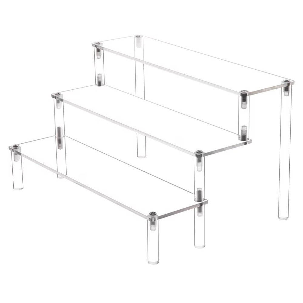 1 Clear Acrylic 3 tiered Display Case